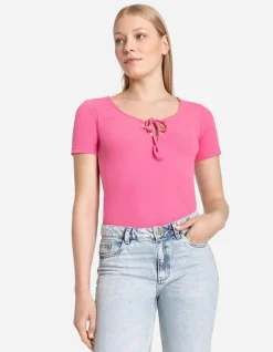T-Shirt - Hals Met Cut-Out