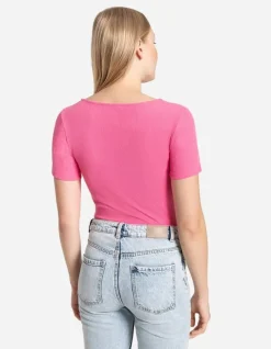 T-Shirt - Hals Met Cut-Out