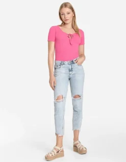 T-Shirt - Hals Met Cut-Out