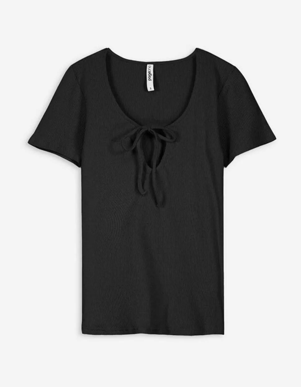 T-Shirt - Hals Met Cut-Out