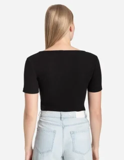 T-Shirt - Hals Met Cut-Out