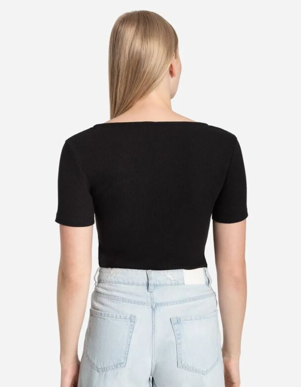 T-Shirt - Hals Met Cut-Out