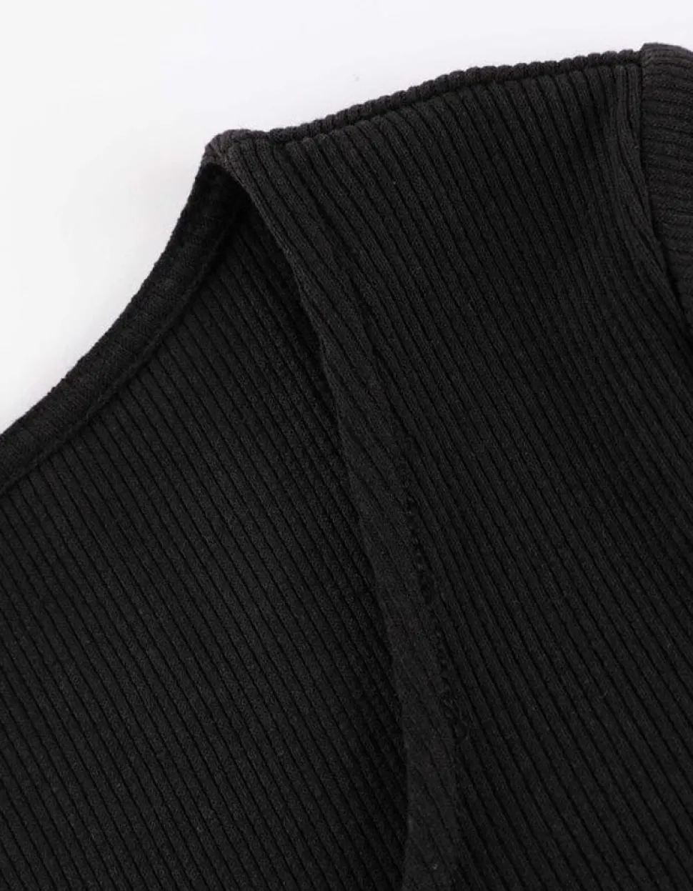 T-Shirt - Hals Met Cut-Out