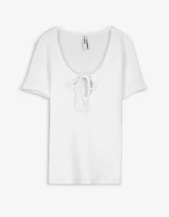 T-Shirt - Hals Met Cut-Out