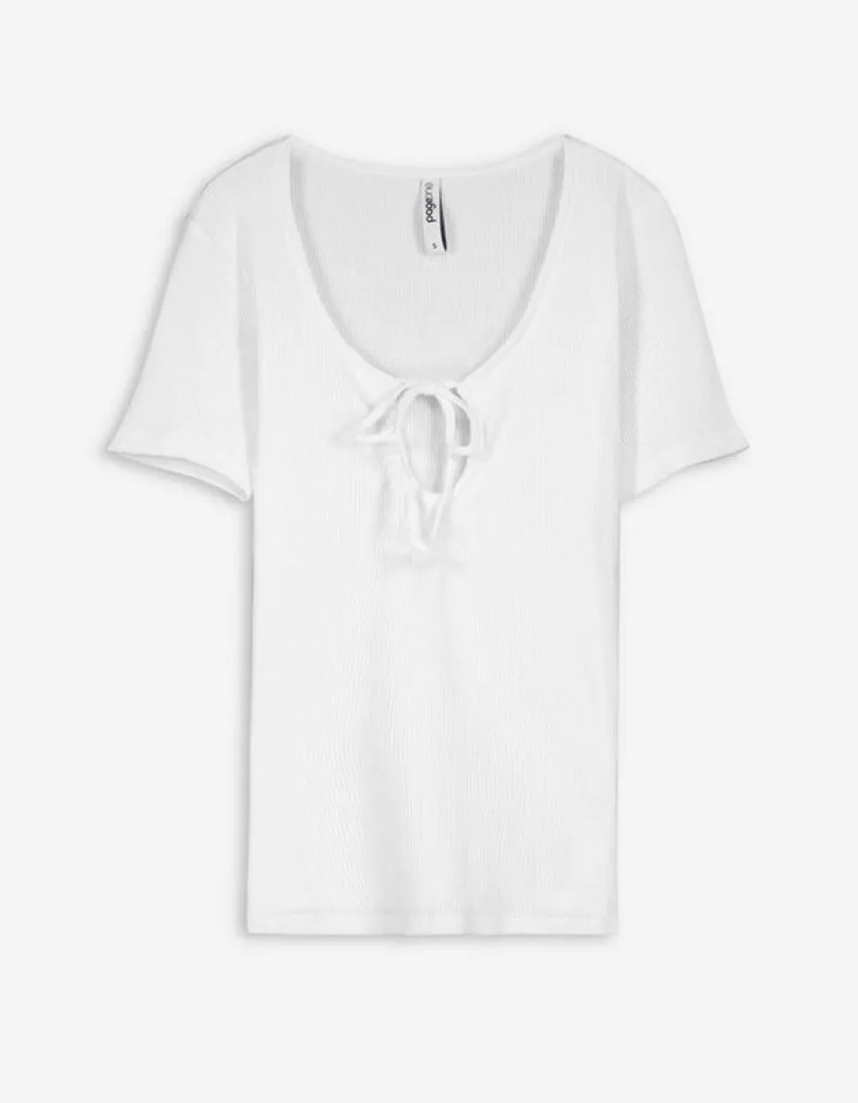 T-Shirt - Hals Met Cut-Out