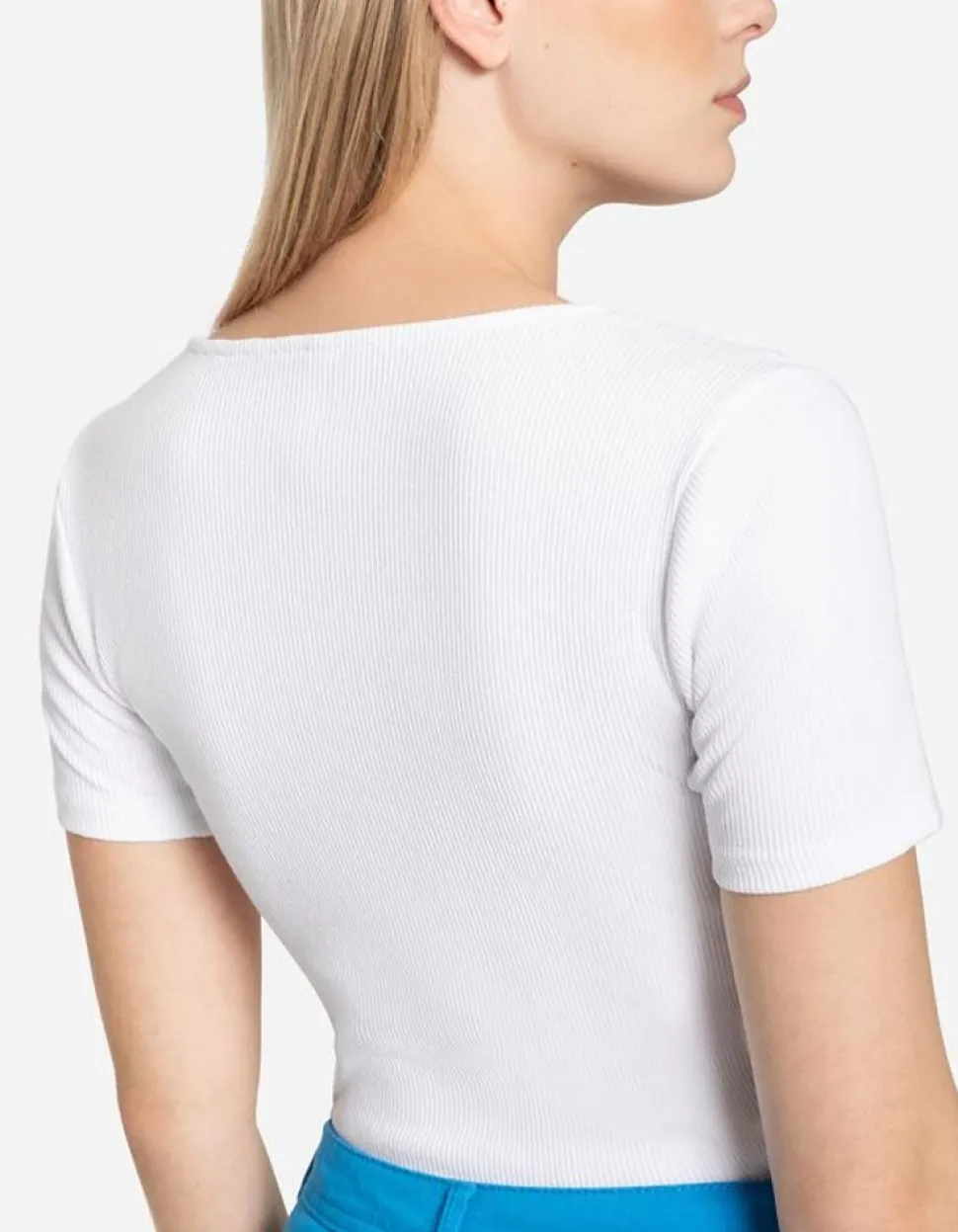 T-Shirt - Hals Met Cut-Out