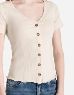 T-Shirt - Knoopsluiting