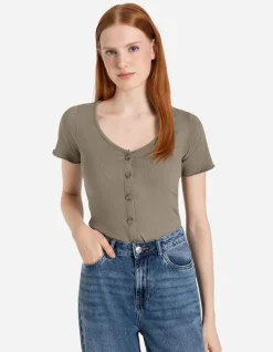 T-Shirt - Knoopsluiting