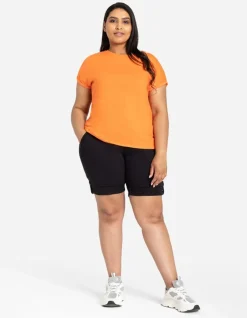 T-Shirt - Mouwen Met Vaste Omslag