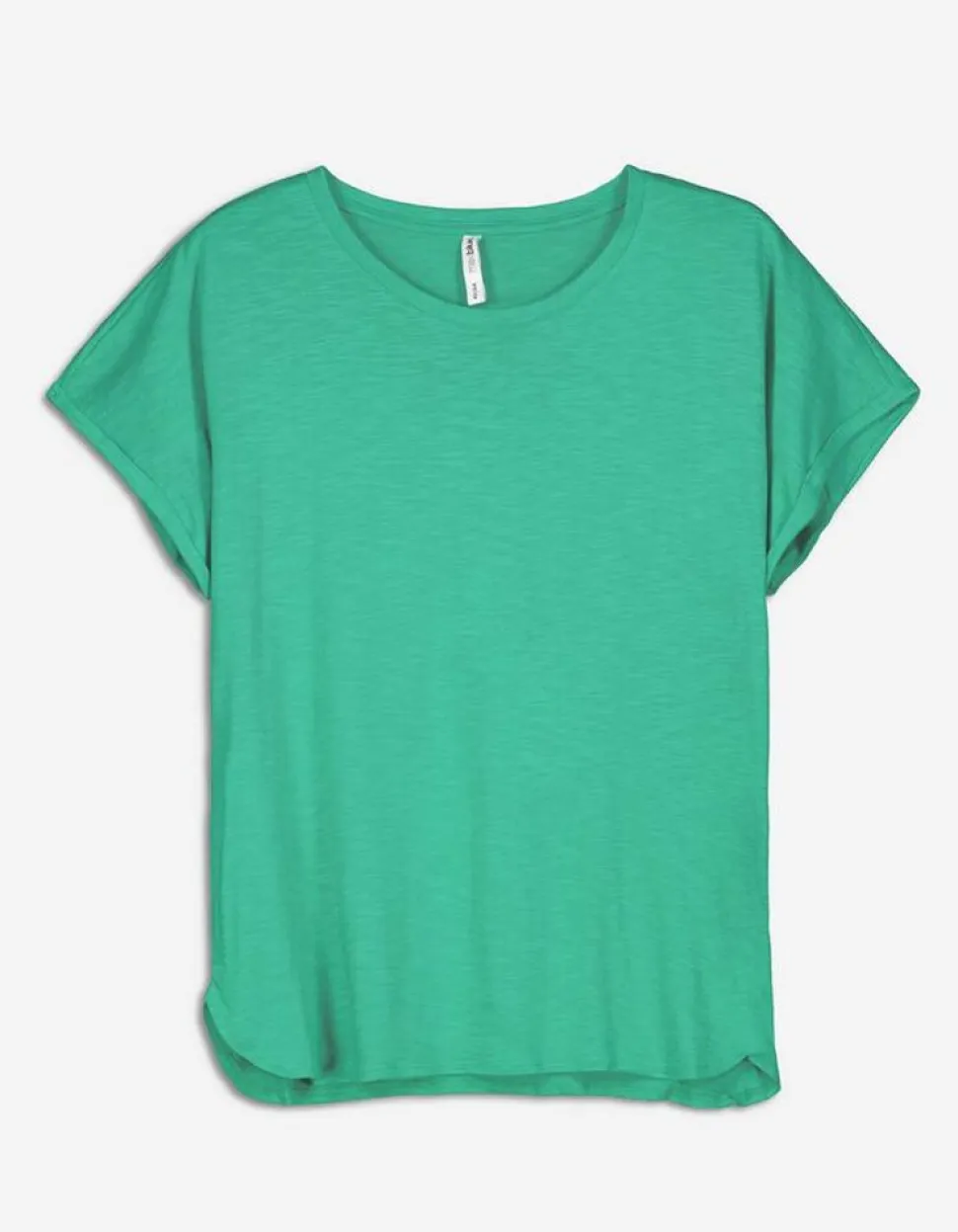 T-Shirt - Mouwen Met Vaste Omslag