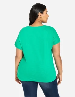 T-Shirt - Mouwen Met Vaste Omslag