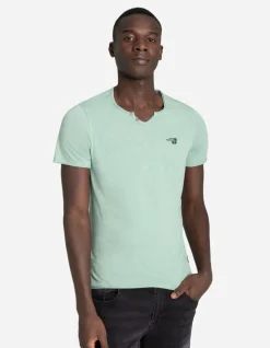 T-Shirt - Ronde Hals Met Knoopjes