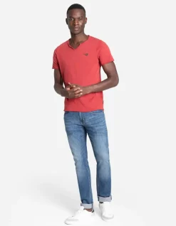 T-Shirt - Ronde Hals Met Knoopjes