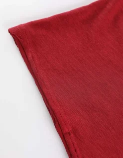 T-Shirt - Ronde Hals Met Knoopjes