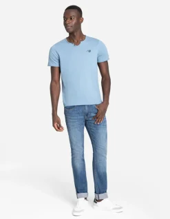 T-Shirt - Ronde Hals Met Knoopjes