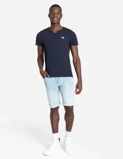 T-Shirt - Ronde Hals Met Knoopjes