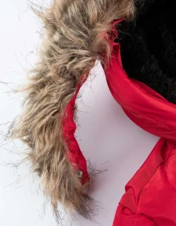Winterjack - Afneembare Rand Van Imitatiebont